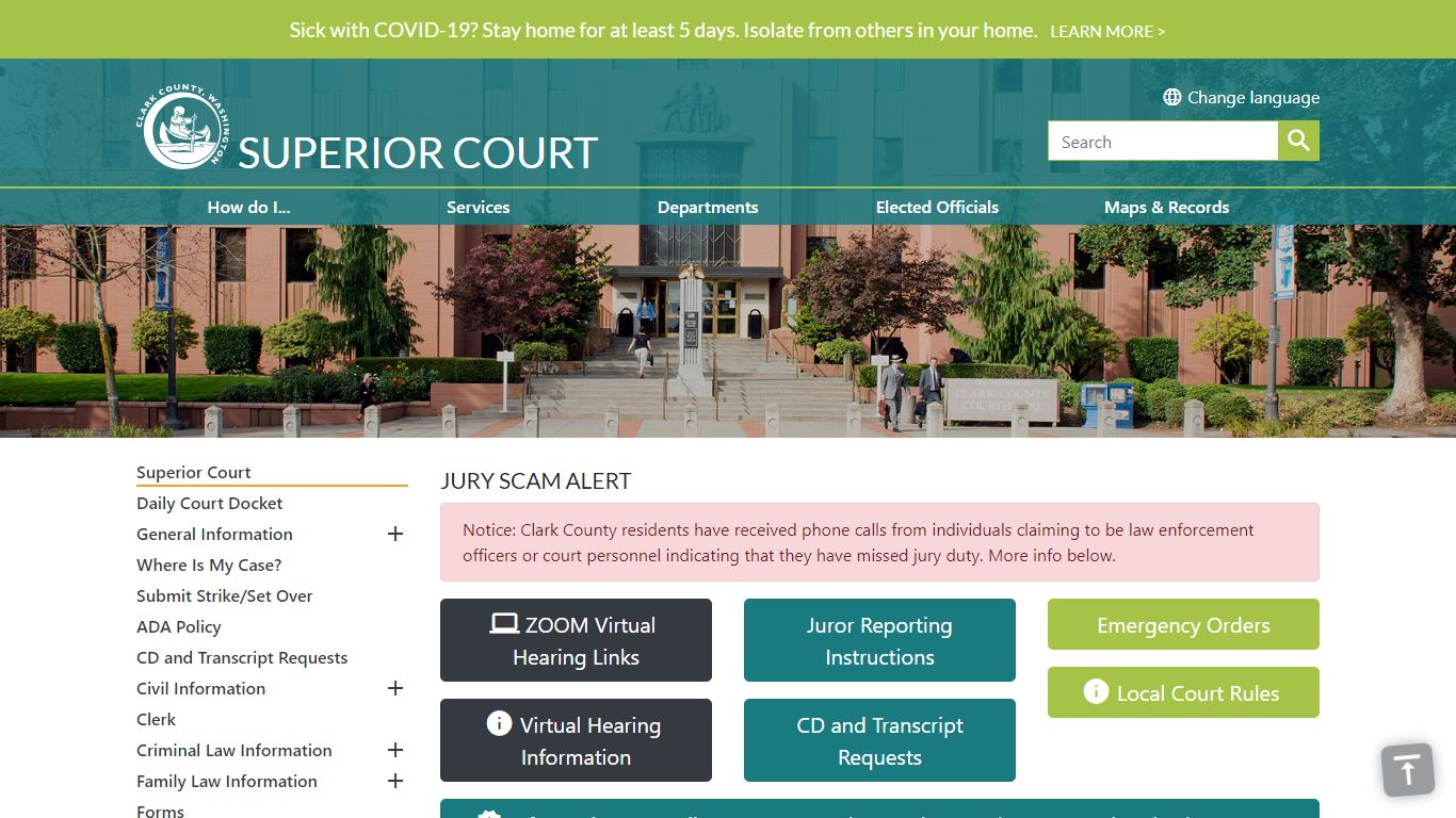 Superior Court | Clark County